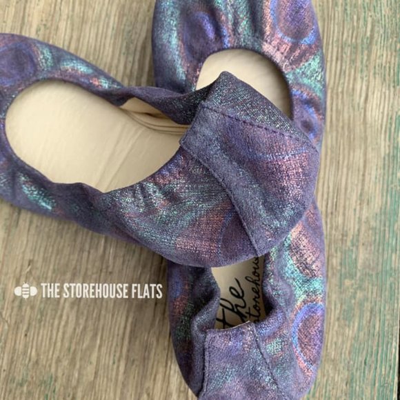 Shoes - Storehouse Flats Peacock Blues